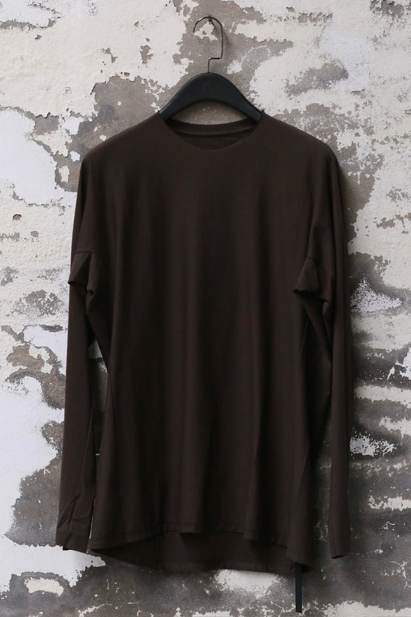 DEVOA 25 Spring/Summer Long Sleeve Round Neck Pullover Series Japan DVA-CSC-28GVC3-BEIGE GRAY